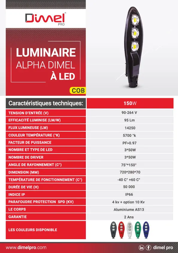 Fiche-Technique-LUMINAIRE-À-LED-ALPHA-COB-150W